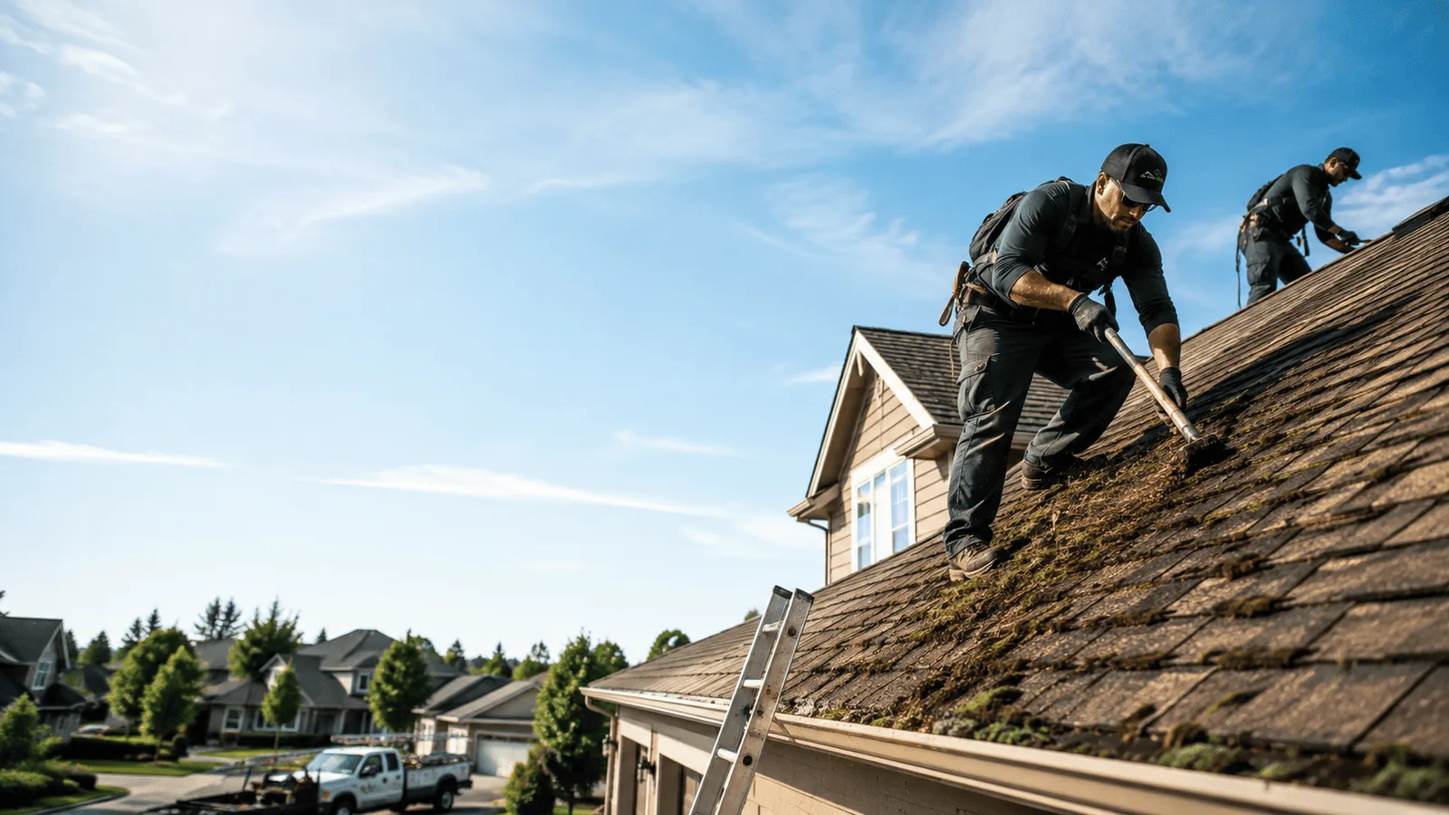 Roof Moss Removal in Mcdonald, KS near me